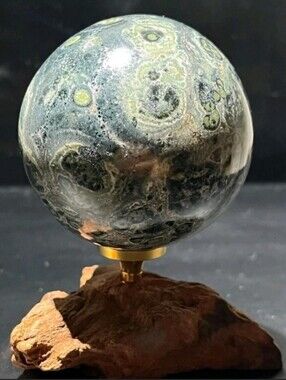 High Quality Kambaba Jasper Crystal Sphere Stunning Detail Home Decor OFFERS OK!